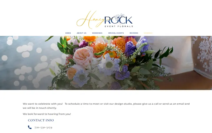 /contact — HoneyRock Florals