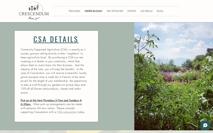 /csa-subscription — Crescendum Flower Farm