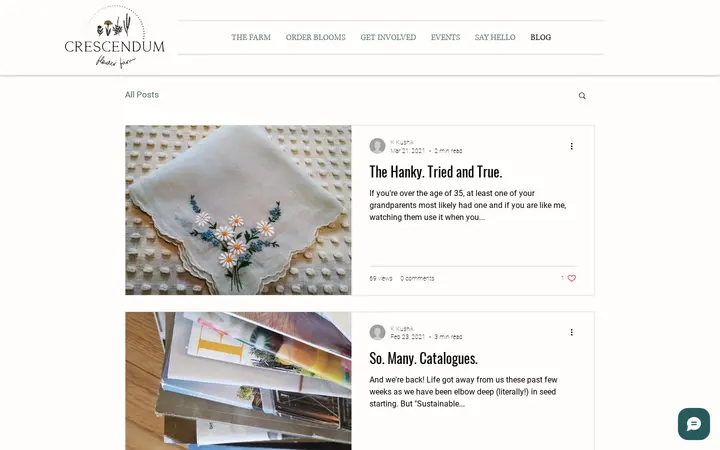 /blog — Crescendum Flower Farm