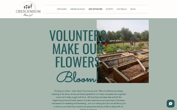 /volunteer — Crescendum Flower Farm