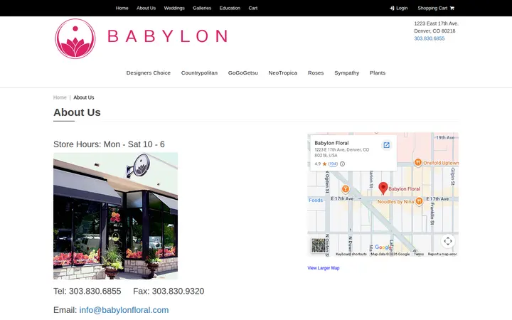 /About-Babylon-Floral.html — Babylon Floral