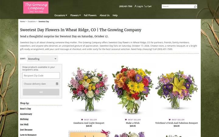 /sweetest-day/cat1080017 — The Growing Company