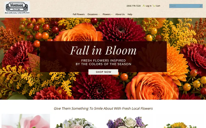 Homepage — A Blue Moon Floral