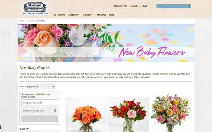 /new-baby/cat1080021 — A Blue Moon Floral