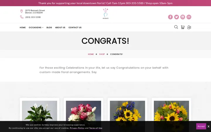 /denver-florist/categories/congrats!-flowers — Bouquets