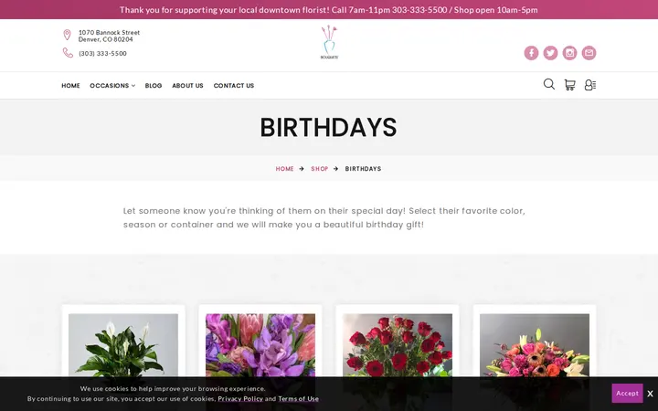 /denver-florist/categories/birthdays-flowers — Bouquets