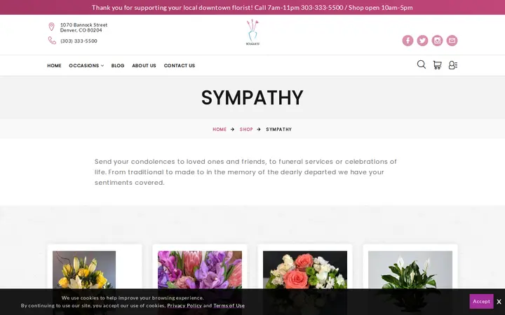 /denver-florist/categories/sympathy-flowers — Bouquets