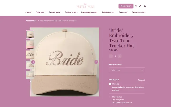 /product/-bride-embroidery-two-tone-trucker-hat/7197 — The Ruffly Rose