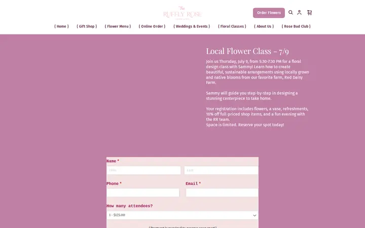/local-flower-class-79 — The Ruffly Rose