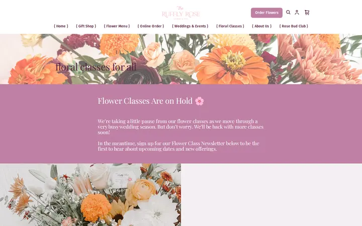 /floral-classes — The Ruffly Rose