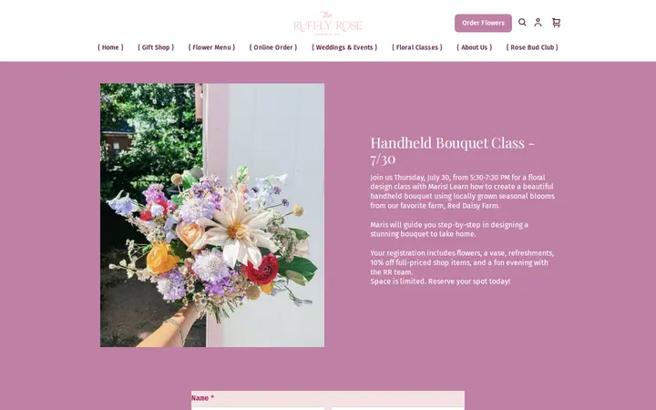 /handheldbouquet-730 — The Ruffly Rose