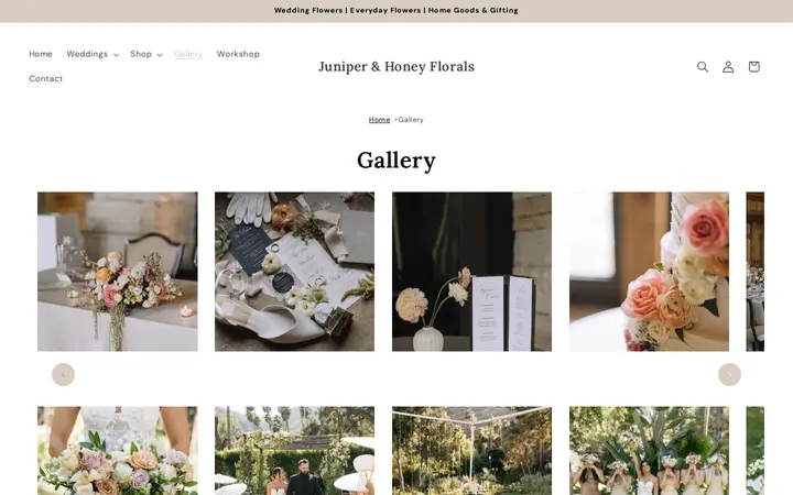 /pages/gallery — Juniper & Honey Floral Designs