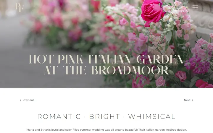 /hot-pink-italian-garden-at-the-broadmoor — Project Floral