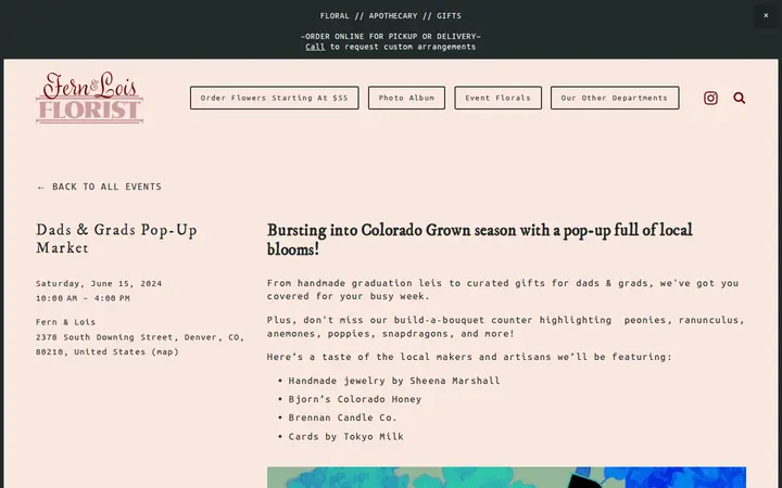 /upcoming-events/2024/6/15/dads-amp-grads-pop-up-market — Fern & Lois Floral | Apothecary