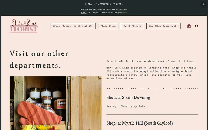 /other-shops — Fern & Lois Floral | Apothecary