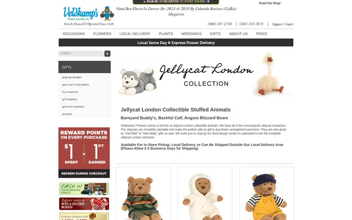/cat-gifts/jellycats — Veldkamp's Flowers & Gifts
