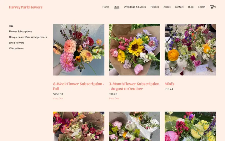 /shop — Harvey Park Flowers