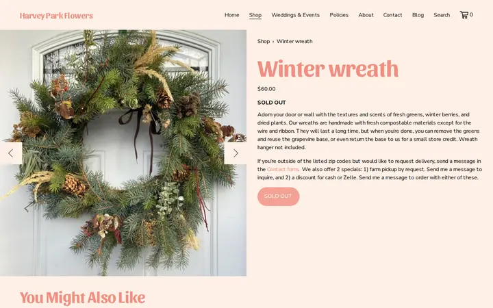 /shop/p/winter-wreath — Harvey Park Flowers