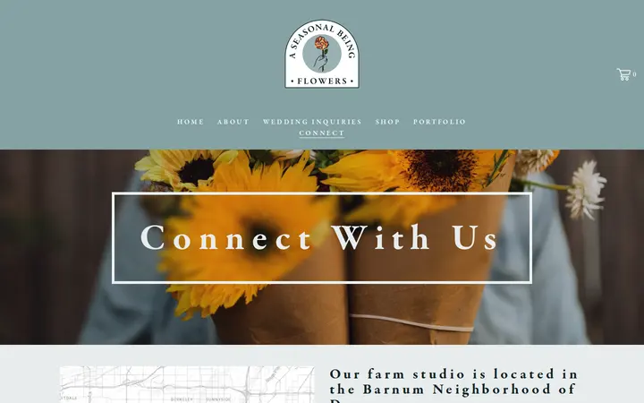 /connect — A Seasonal Being Flowers