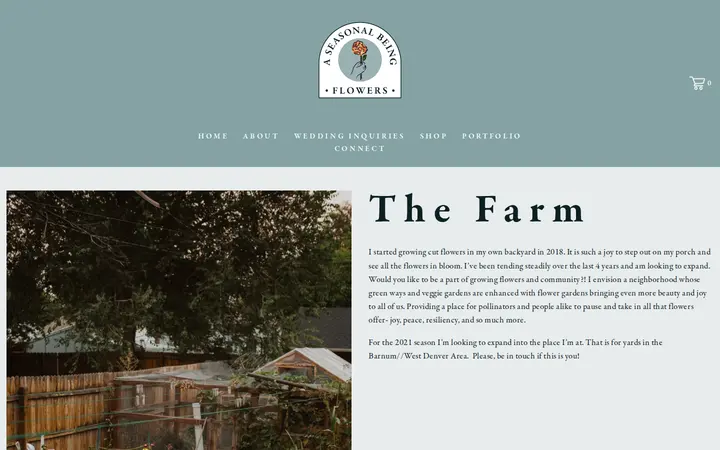 /my-farm — A Seasonal Being Flowers