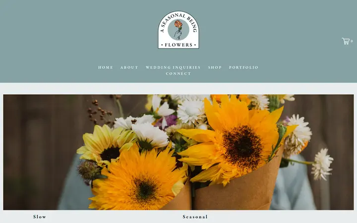 /slow-and-seasonal — A Seasonal Being Flowers