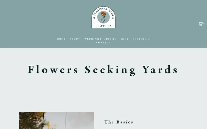 /flowers-seeking-yards — A Seasonal Being Flowers