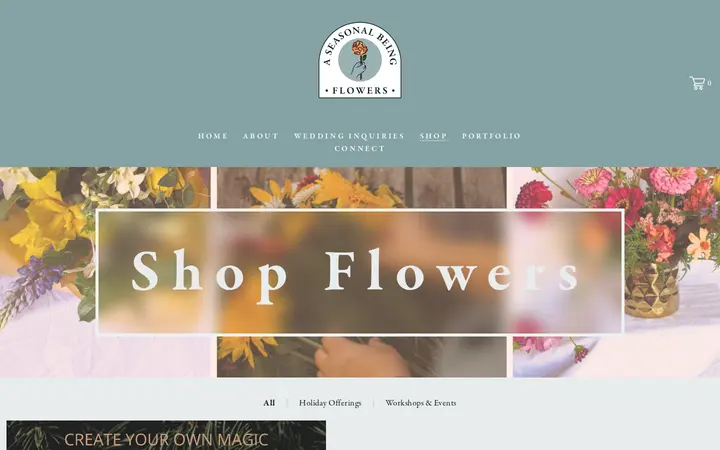/shop — A Seasonal Being Flowers