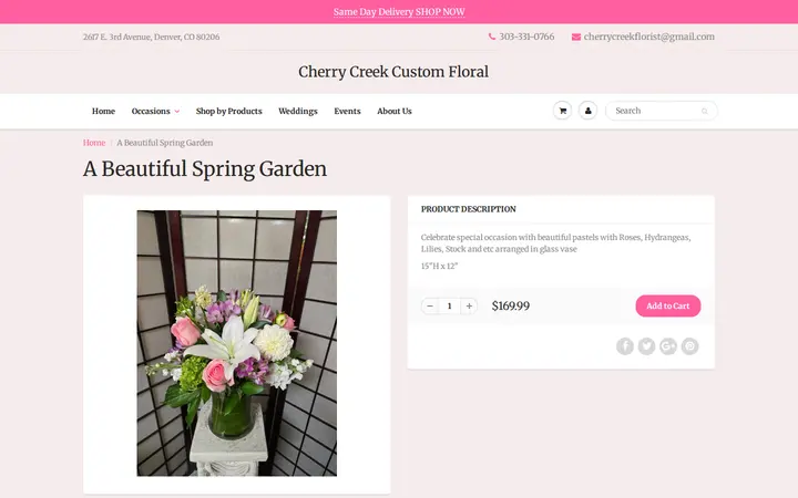/products/a-mothers-day-beautiful-spring-garden — Cherry Creek Custom Floral
