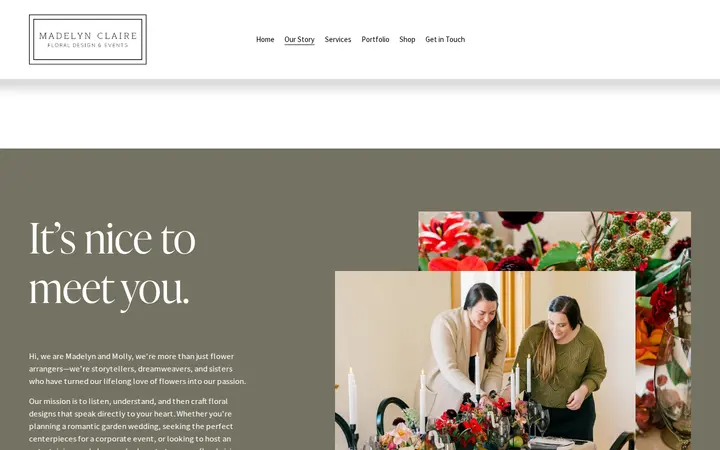 /our-story — Madelyn Claire Floral Design & Events
