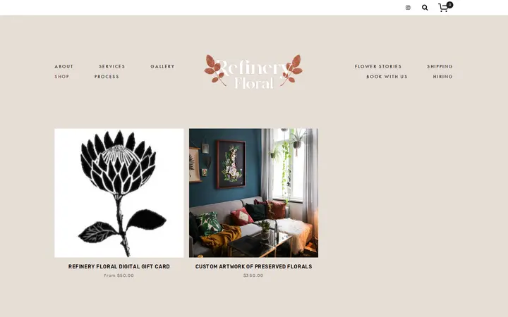 /shop — Refinery Floral: Flower Preservation