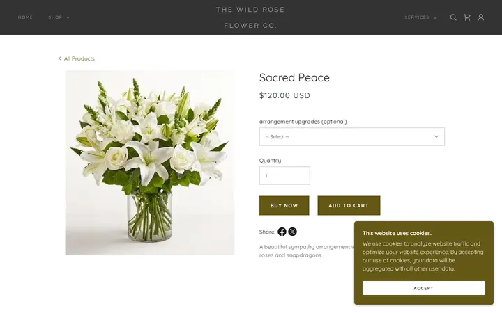 /the-wild-rose-store/ols/products/sacred-peace — The Wild Rose Flower Co.
