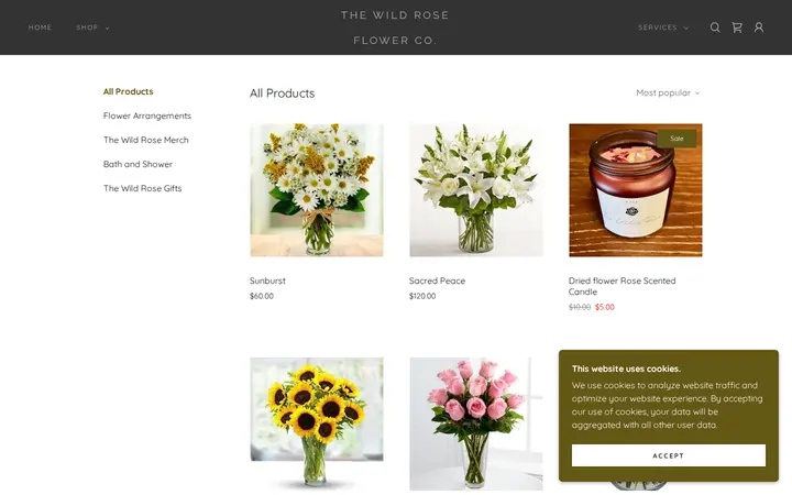 /the-wild-rose-store/ols/all — The Wild Rose Flower Co.