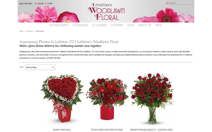 /anniversary/cat1000016 — Littleton's Woodlawn Floral