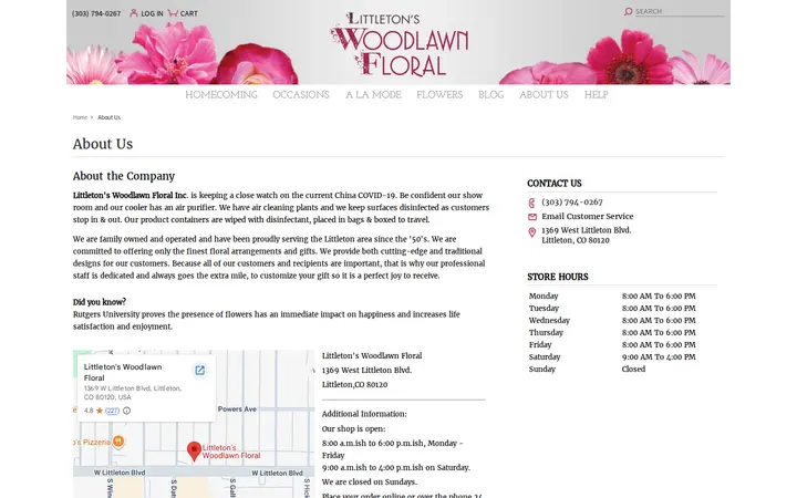 /about-us — Littleton's Woodlawn Floral