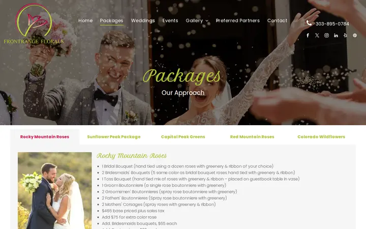/packages — Frontrange Florals