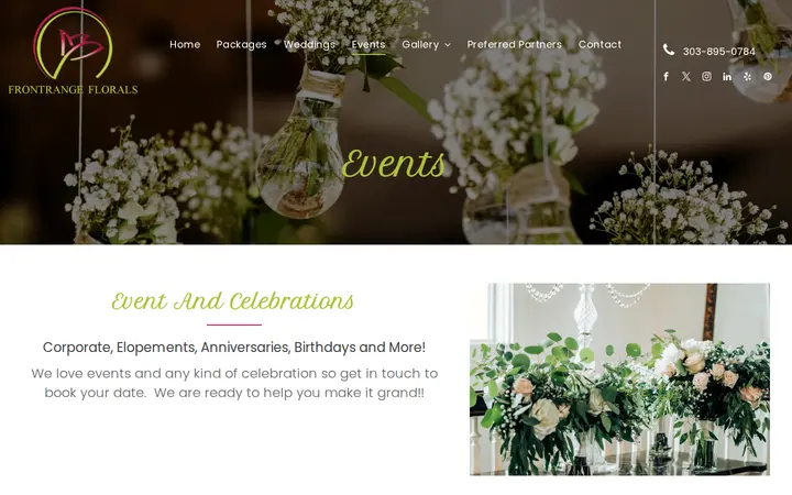 /events — Frontrange Florals