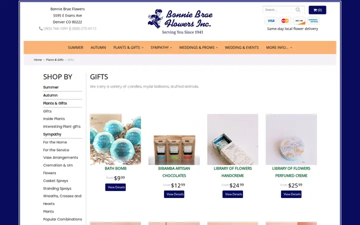 /shop/plants-gifts/add-on-products — Bonnie Brae Flowers Inc.