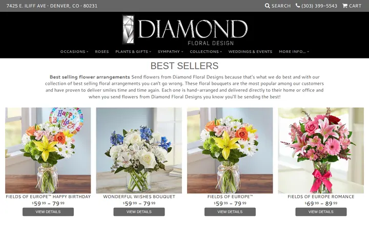 /shop/collections/best-sellers — Diamond Floral Designs