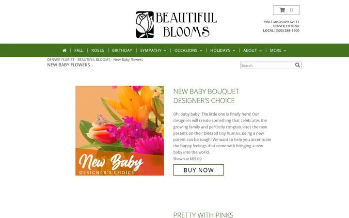 /new_baby.php — Beautiful Blooms