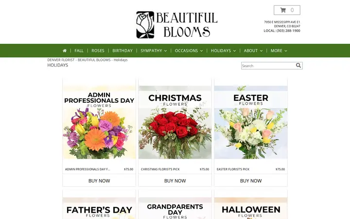 /holidays.php — Beautiful Blooms