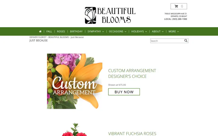 /any_occasion.php — Beautiful Blooms