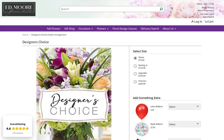 /flower-arrangement/designers-choice/prod11490405 — Ed Moore Florist