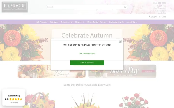 Website of Ed Moore Florist