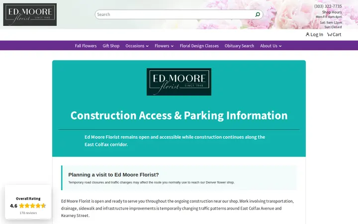 /we-are-open — Ed Moore Florist