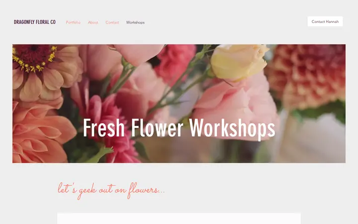 /workshops — Dragonfly Floral Company
