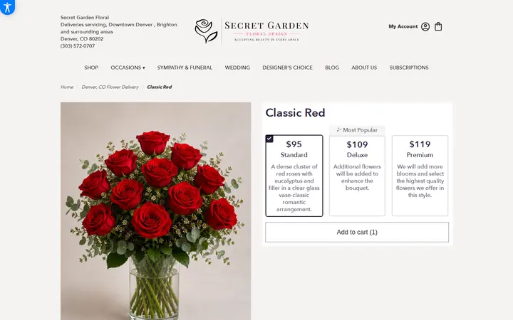 /denver-secret-garden-floral/classic-red.html — Secret Garden Floral