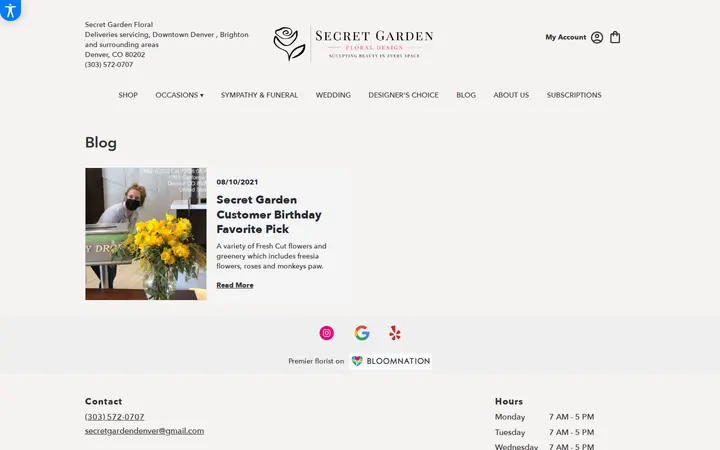 /blog — Secret Garden Floral