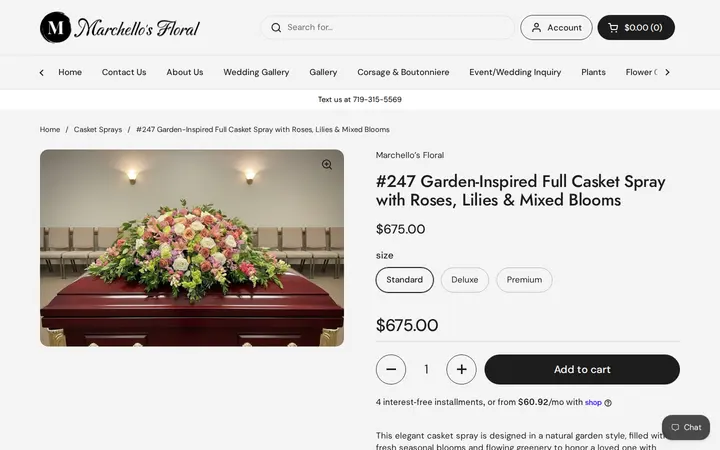 /collections/casket-sprays/products/designers-choice-casket-spray-copy-3 — Marchello's Floral