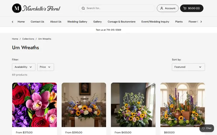 /collections/urn-wreaths — Marchello's Floral