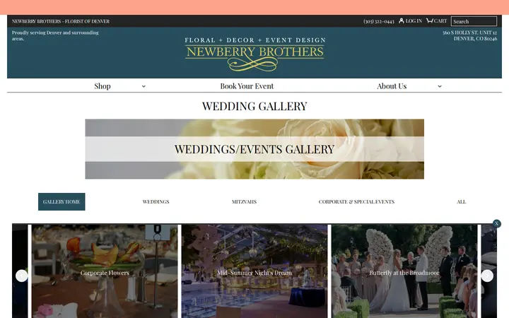 /weddings-and-events/gallery — Newberry Brothers Florist